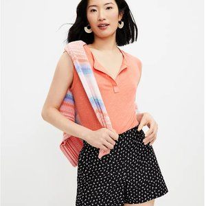 Riviera Shorts in Rose Print (Loft)